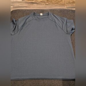 Outdoor Voices Slate Blue Short Sleeve Tee